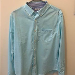 Blue checkered Nautica Button Down